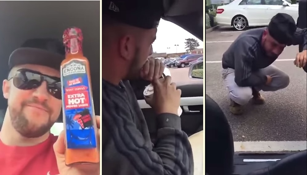 Arkadaşı Tarafından İçeceğine Acı Sos Koyularak Eşek Şakasına Maruz Kalan Adam