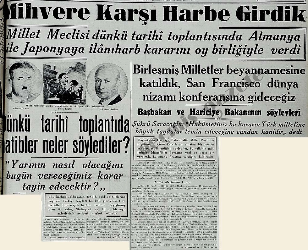 23 Åžubat 1945: Mihvere KarÅŸÄ± Harbe Girdik