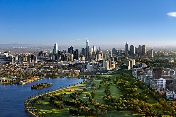 3. Avusturalya'dan listeye dahil olan bir diğer şehir ise Melbourne.