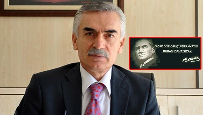 Bursa’da Milli Eğitim Müdürü’nden Atatürk’e hakaret!