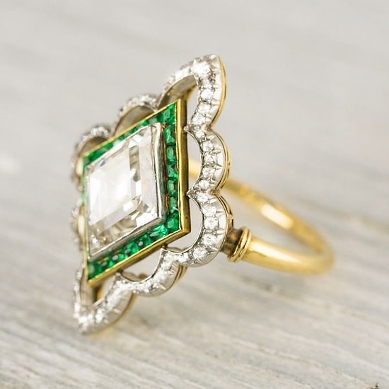 Gözlerinizi Kamaştırmakla Kalmayıp Yuvalarından Çıkartacak 40 Vintage Alyans