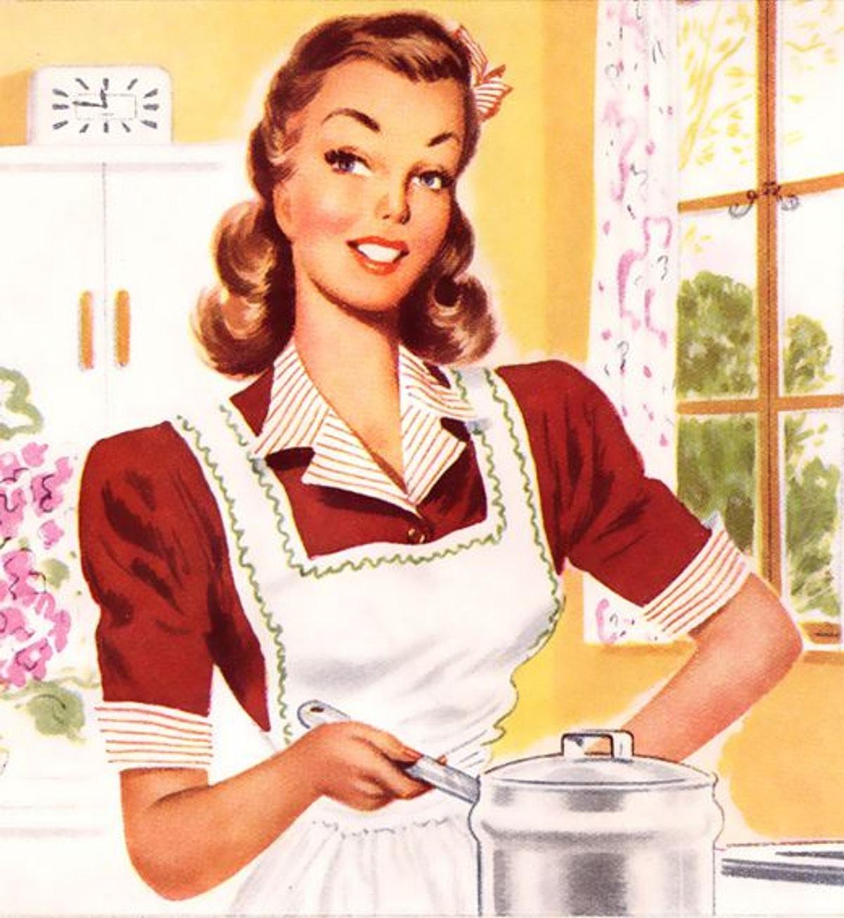 Я хозяйка этой жизни 139. Джил Элвгрен 1961. Американская домохозяйка плакат. Домохозяйка в стиле пин ап. Стиль американской домохозяйки.