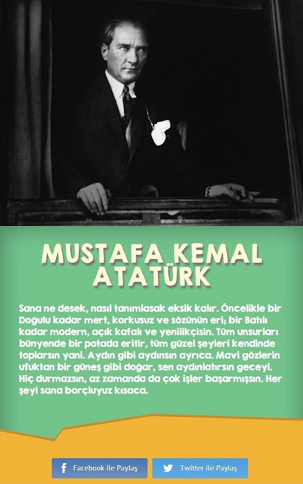 1. Mustafa Kemal Atatürk