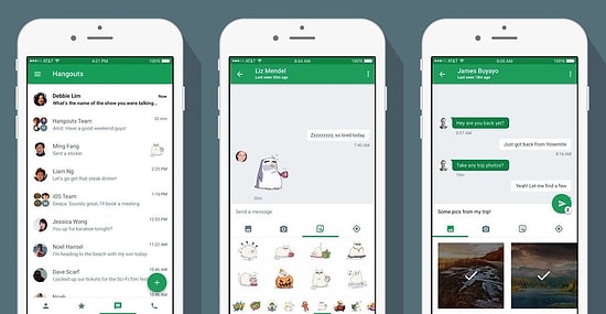 Google’dan Hangouts iOS Uygulamasına Material Design Dokunuşu