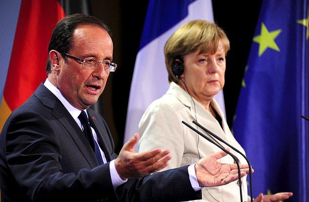 Hollande ve Merkel, Liderler Zirvesi istiyor