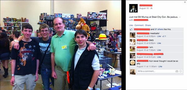 3. Fakat amca Bill Murray'e gerçekten benziyor