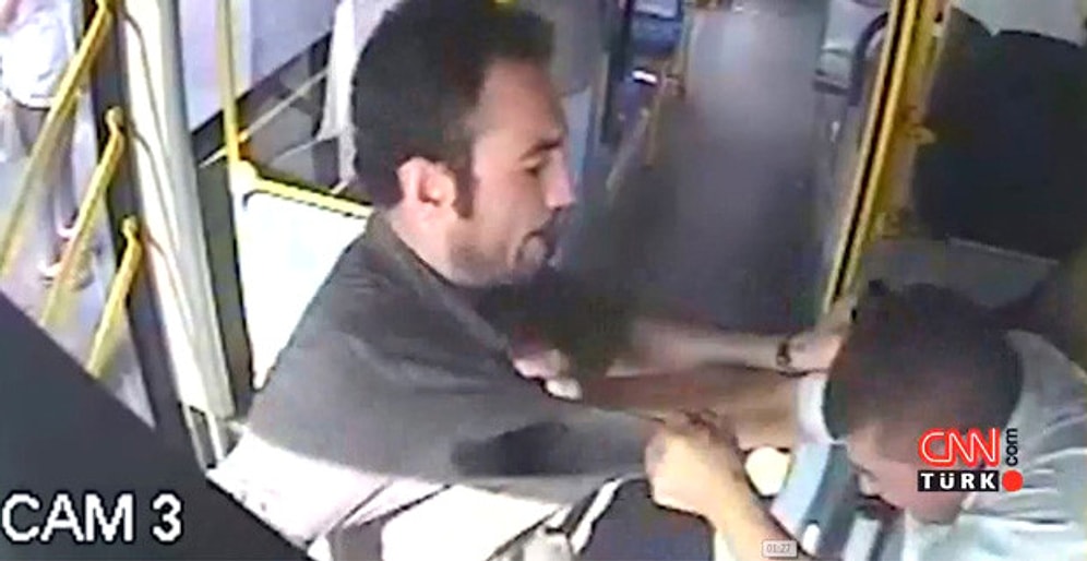 Halk Otobüsünde Dehşet Kamerada: Polis Önce Dövdü, Sonra Ateş Etti...