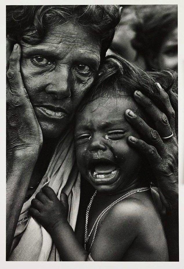 14. Hint Sınırındaki Doğu Pakistan'dan mülteciler - Don McCullin (1971)
