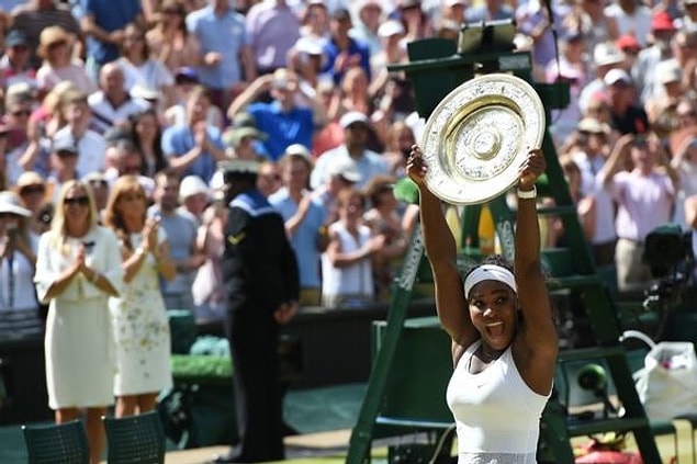 Serena Williams, Wimbledon'da altıncı, Grand Slam'lerde 21. kez şampiyon