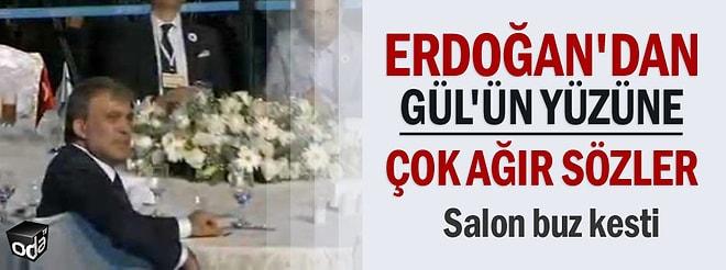 Erdoğan'dan Abdullah Gül'ün Yüzüne Çok Ağır Sözler