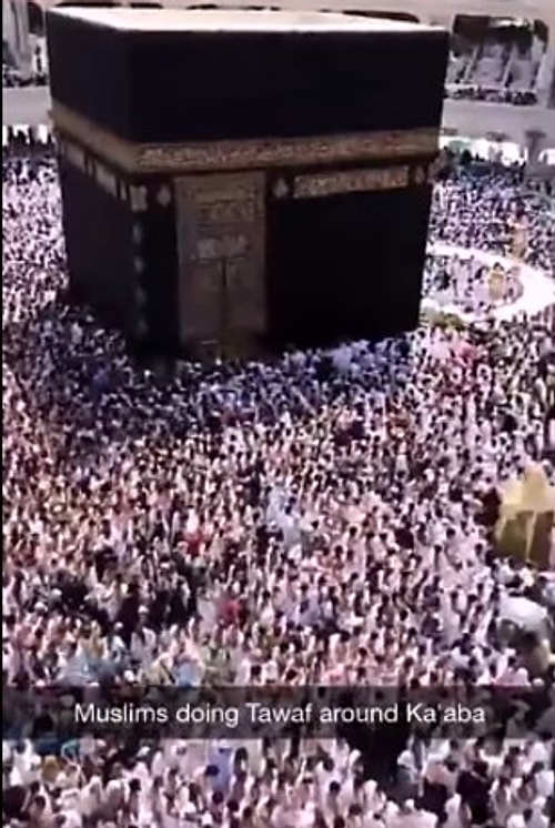 Snap çekenlerin deneyimlerini paylaşmasının yanı sıra bir nevi Umre ziyaretinin ve Kabe'nin anlatıldığı bir live history oldu.