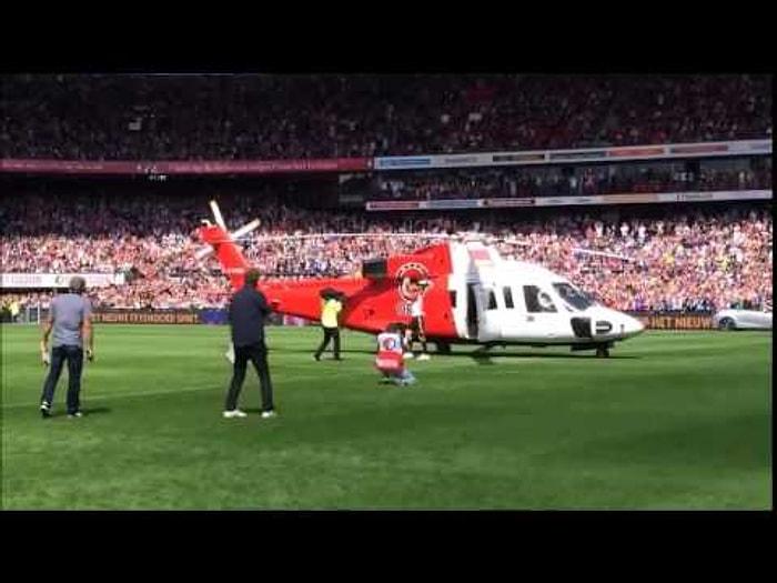 Dirk Kuyt, Feyenoord Çimlerine Helikopterle İndi