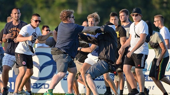 Hazırlık Maçında 25 Gözaltı