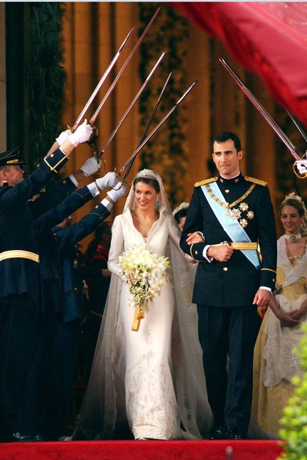 14. Kral Felipe ve İspanya Kraliçesi Letizia Ortiz
