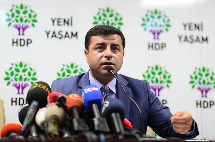 Selahattin Demirtaş: "Amaç Erken Seçimde HDP'yi Vurmak"