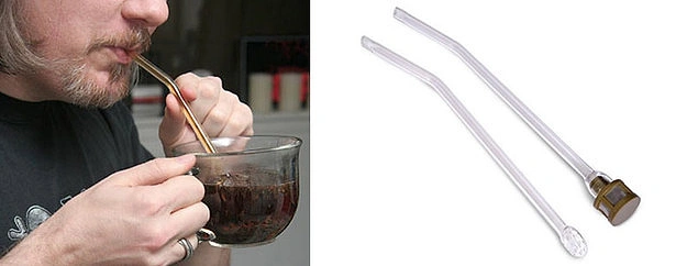 İçerisinde çekirdek kalmış kahveniz size sorun oluyorsa işte bu pipet tam size göre.