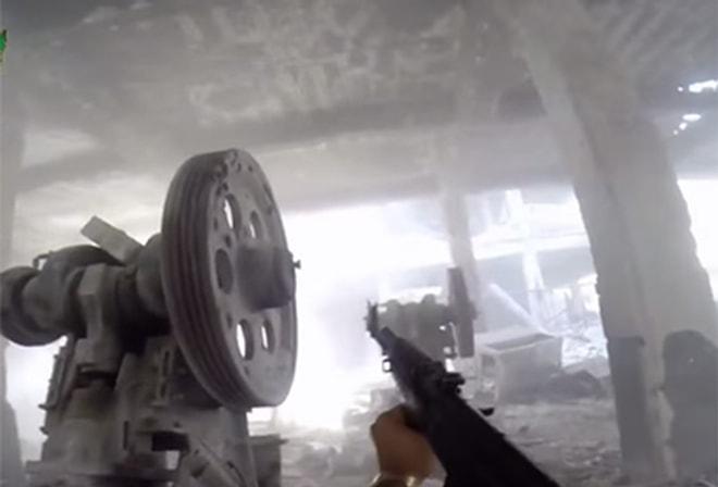GoPro Takıp Halep'te Işid'le Savaşmak (First Person Battle)