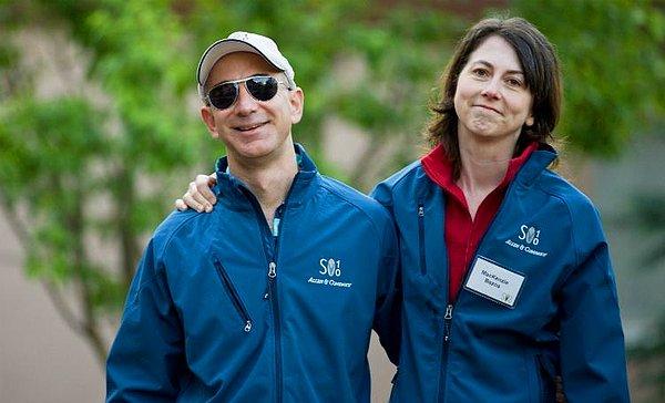 7. Jeff ve Mackenzie Bezos - 38 milyar dolar