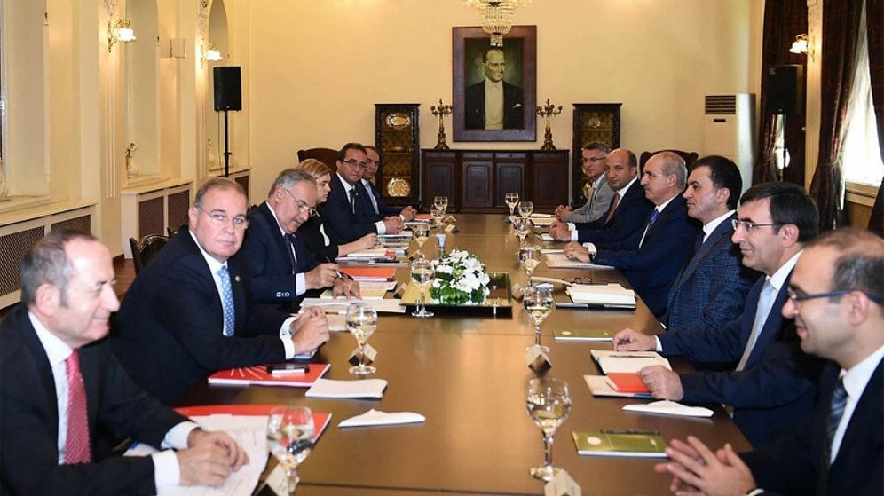 CHP ve AKP Heyetlerinin Koalisyon Turunda Üçüncü Görüşme
