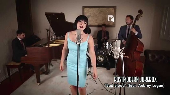 Şarkılara Vintage Havası Katarak Cover'layan Gruptan 'Bad Blood' Performansı