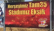 Göztepe Taraftarından İlanlı Tepki