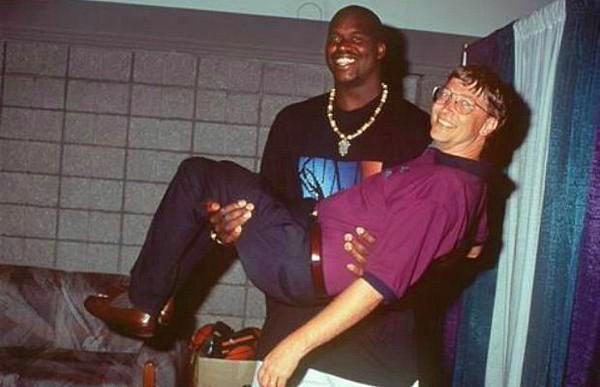 20. Shaquille O'Neal & Bill Gates