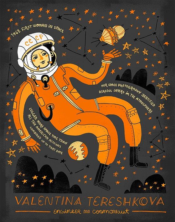 1. Uzaya giden ilk kadın kozmonot: Valentina Tereshkova