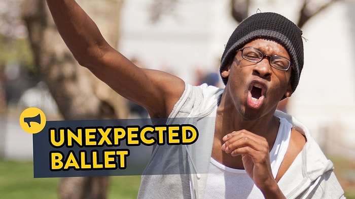 Break Dans Yapacakken Bale Gösterisi Yaparak İzleyenleri Şaşırtan Dansçılar