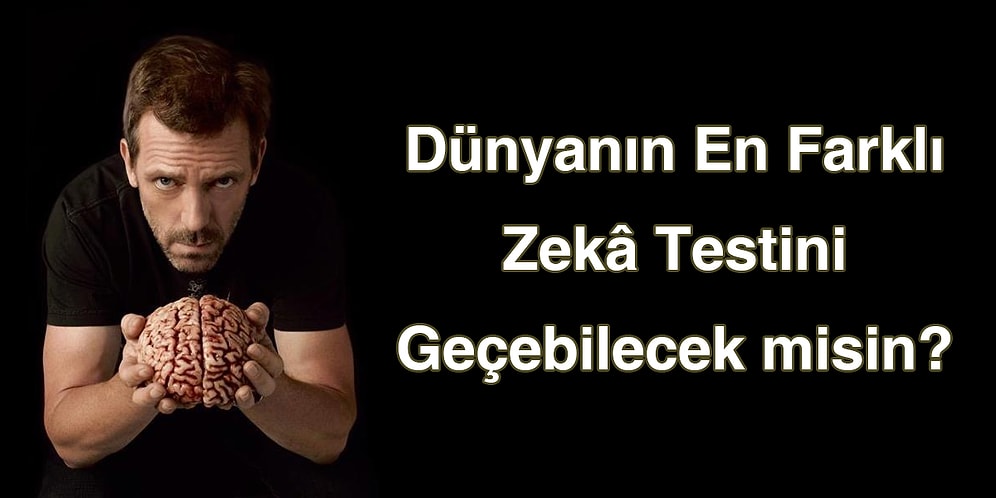 Dünyanın En Farklı Zeka Testinden Geçebilecek misin?