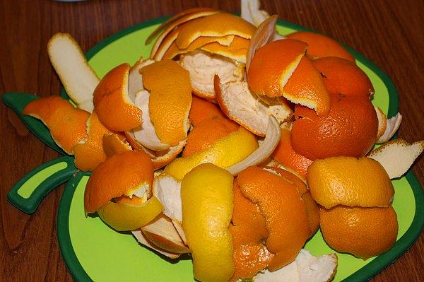 9. Portakal/mandalina kabuğu