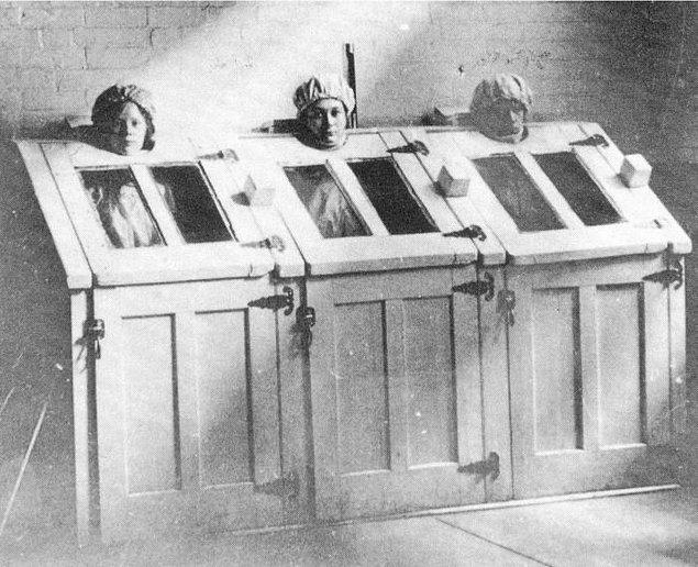 10. 1900'lerin başında buhar dolaplarındaki hastalar