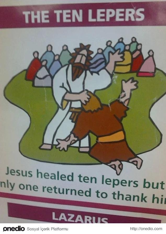 1. Jesus doing his job.