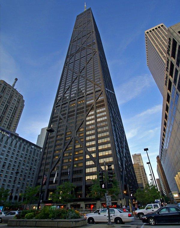 1-) John Hancock Center, Chicago, ABD