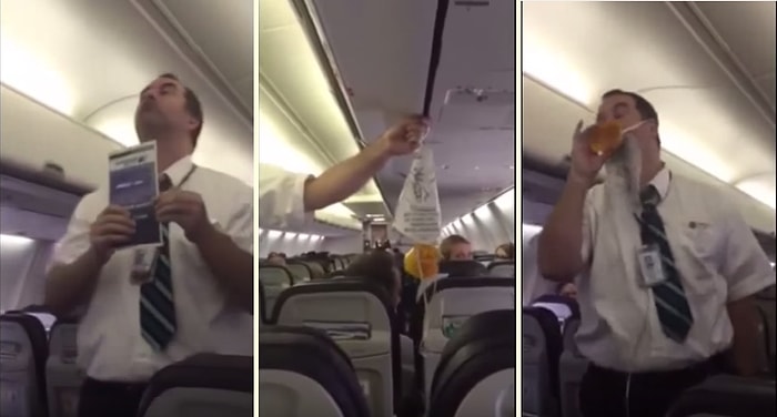 Yaptığı İşi Çok Seven Host Yolcuları Coşturuyor