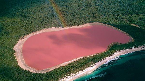 10. Hillier Gölü, Avustralya
