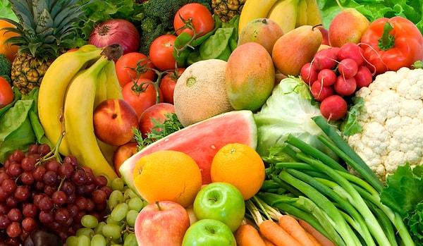 13. Tükettiğiniz meyve ve sebzeler, o mevsime ait meyve sebzeler olmalı.