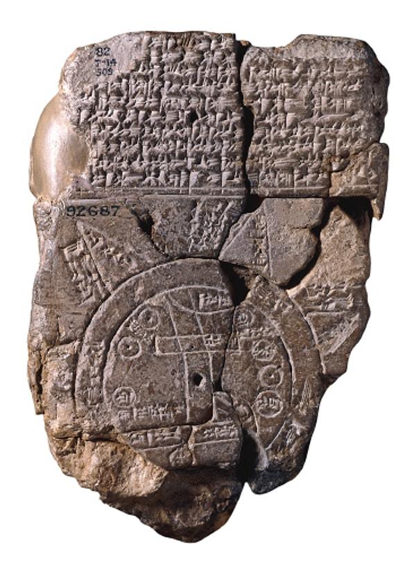 1. Babil Dünya Haritası (M.Ö. 600)