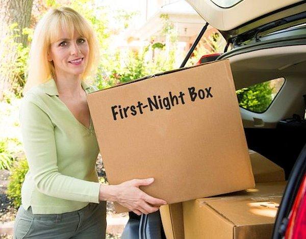 23. Vee unutmayınız taşındığınız evdeki ilk gece bütün kutuları açamazsınız!