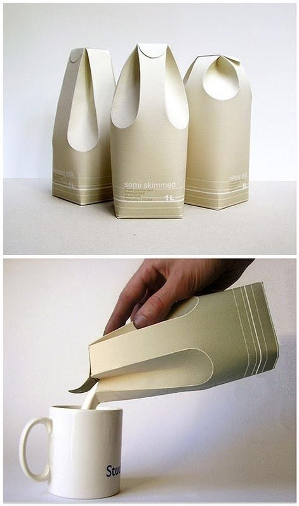 7. Kolayca açılan ergonomik tasarımlı süt kutusu.