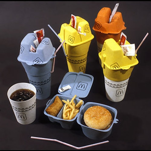 Fast food menülerini bir araya getiren kit.