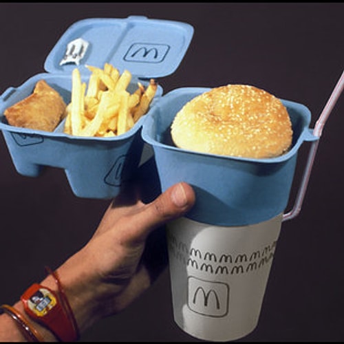 Fast food menülerini bir araya getiren kit.