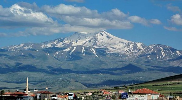 Erciyes'e Ağustos Karı