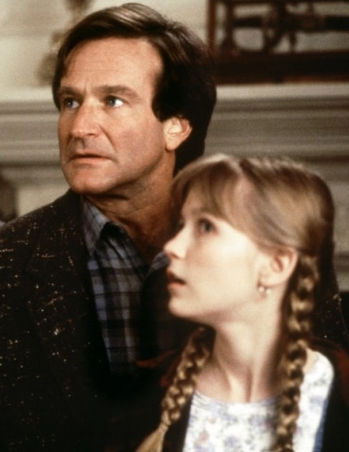 Jumanji'nin yıldızları Robin Williams ve Kirsten Dunst yaklaşık yirmi yıl sonra birlikteler.