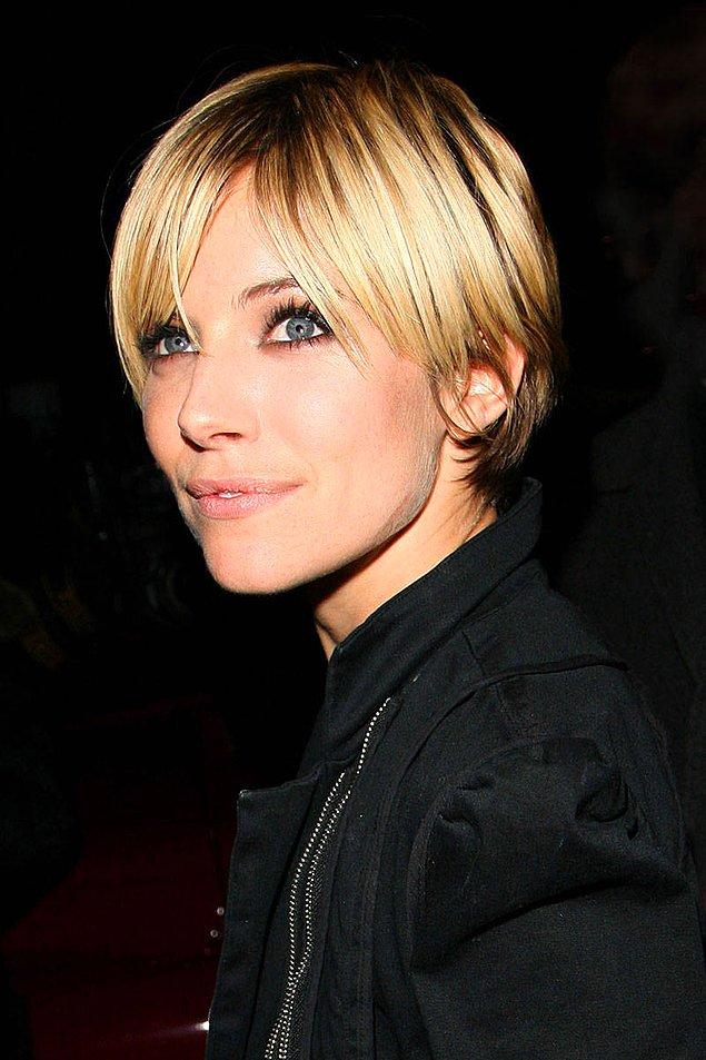 16. Sienna Miller…We rarely see her with short hair, but we never said no to it either. She totally rocks it!