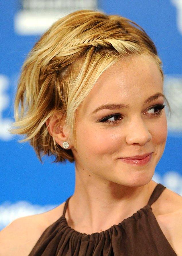 5. Carey Mulligan…She is definitely one of the rising stars in Hollywood. Her distinctive hair style comes to mind the moment someone speaks of her.