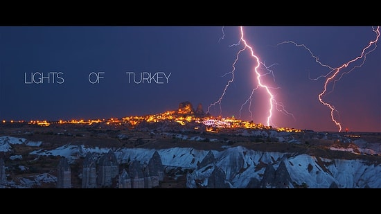 Doğal Güzelliğine Bir Kez Daha Aşık Olacağınız "Türkiye'nin Işıkları" Timelapse Videosu