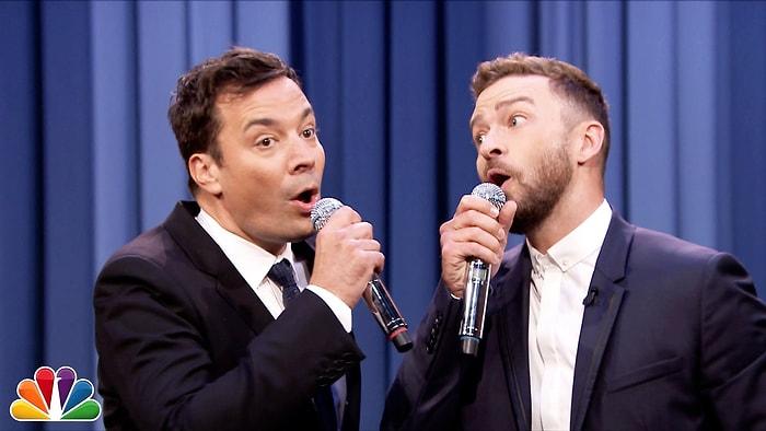 Jimmy Fallon ve Justin Timberlake'den Eğlenceli Rap'in Tarihi Düeti