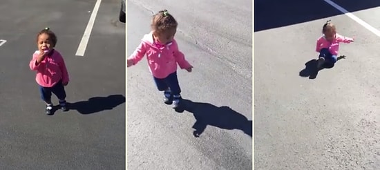 Gölgesiyle Başı Belada Olan Sevimli Kızın Isırmalık Korkusu