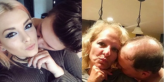 Kızı ve Erkek Arkadaşının Fotoğraflarını Trolleyip Canlandıran Sevimli Anne ve Baba