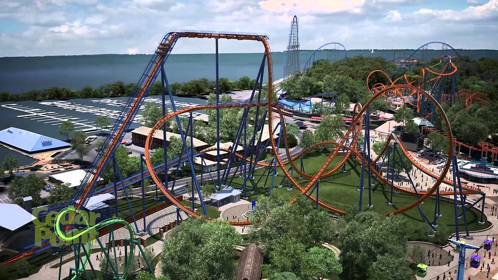 Dünyanın En Hızlı Roller Coaster Rekorunu Kıran Cedar Point'in Yeni Göz Bebeği "Valravn"